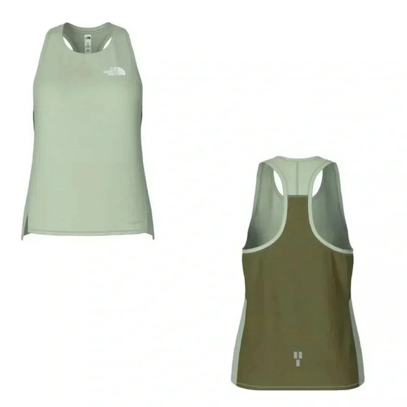 COPY - THE NORTH FACE WOMEN'S SUNRISER TANK Misty Sage/Forest Olive small - Picture 1 of 4